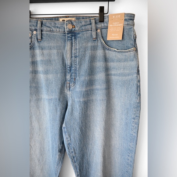 Madewell “Curvy 90’s Straight” Jeans New With Tags - Picture 6 of 10